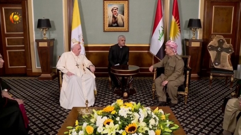 Papa spasiya Serok Barzanî kir